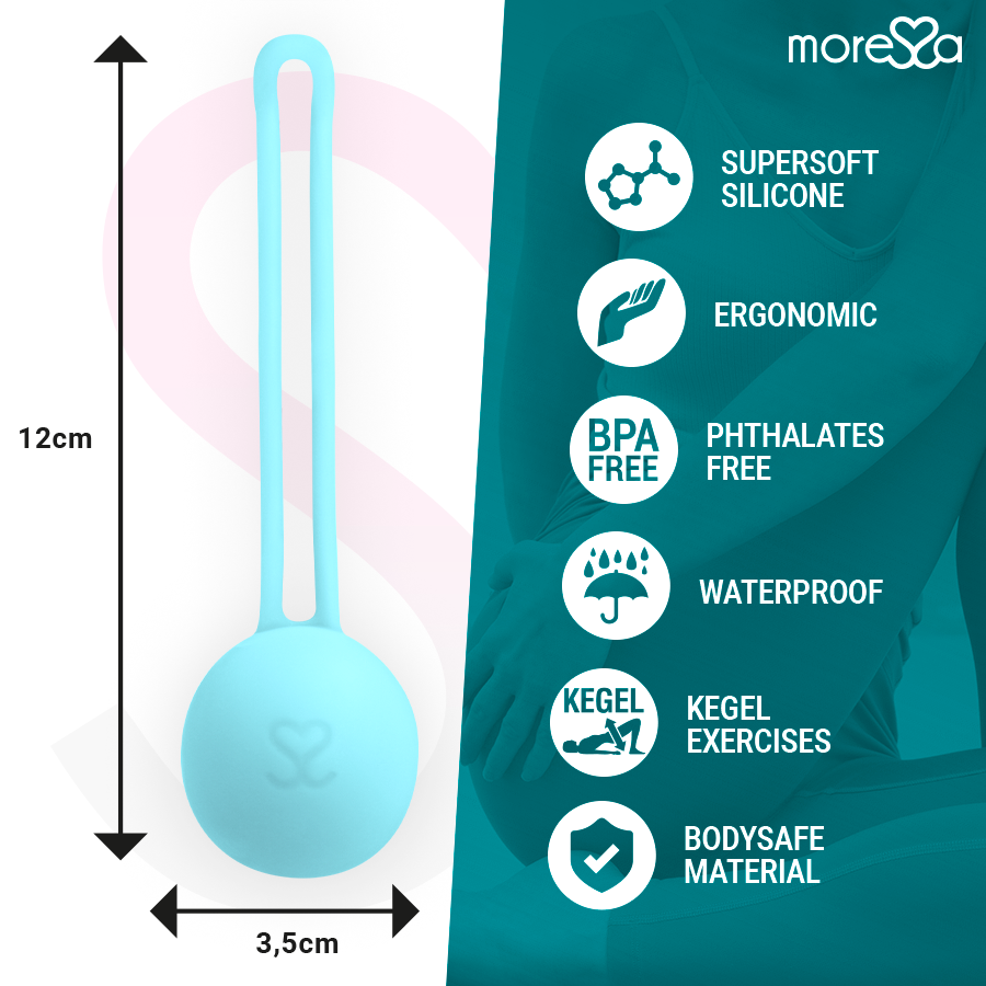 MORESSA - OSIAN ONE PREMIUM TURQUOISE SILICONE - Kink&Play