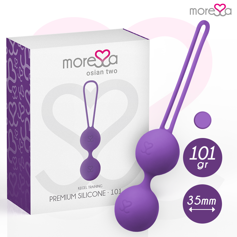 MORESSA - OSIAN TWO PREMIUM LILAC SILICONE - Kink&Play