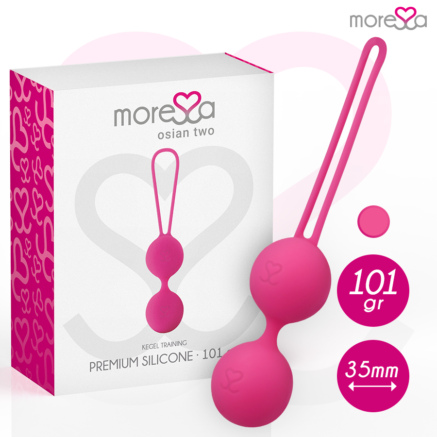 MORESSA - OSIAN TWO PREMIUM SILICONE PINK - Kink&Play