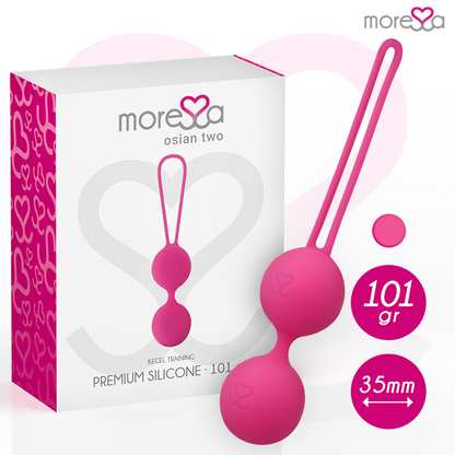 MORESSA - OSIAN TWO PREMIUM SILICONE PINK - Kink&Play