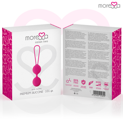 MORESSA - OSIAN TWO PREMIUM SILICONE PINK - Kink&Play