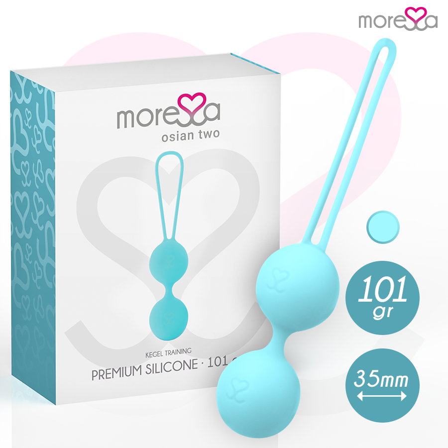 MORESSA - OSIAN TWO PREMIUM TURQUOISE SILICONE - Kink&Play