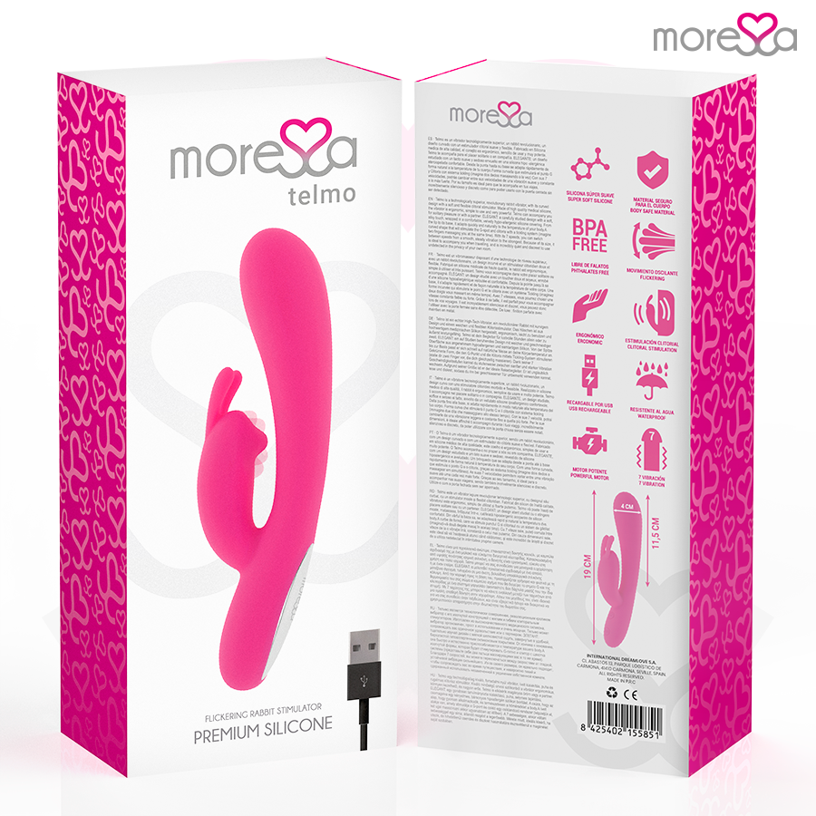 MORESSA - TELMO PREMIUM SILICONE RECHARGEABLE - Kink&Play