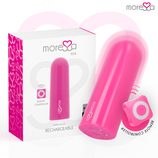 MORESSA - NIX VIBRATOR FJÄRRKONTROLL ROSA