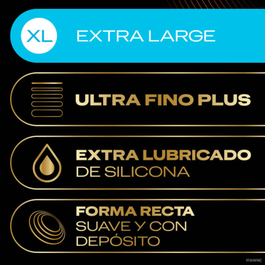 DUREX - TOTAL CONNECTION XL ULTRA TUNNA PLUS LATEXFRIA 10 ENHETER