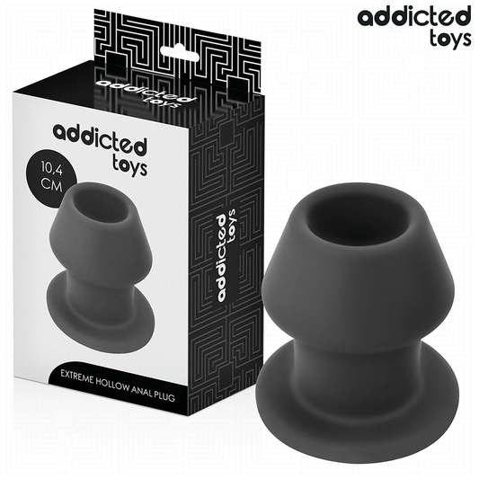 ADDICTED TOYS - EXTREME HOLLOW ANAL PLUG SILICONE SIZE L 10.4 CM