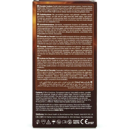 SKINS - CHOKLADKONDOMER PREMIUM 8-PACK