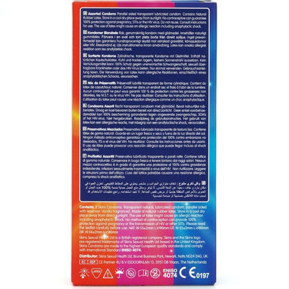 SKINS - BLANDADE PREMIUMKONDOMER FÖRPACKNING 8