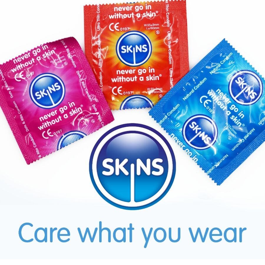 SKINS - BLANDADE PREMIUMKONDOMER FÖRPACKNING 8