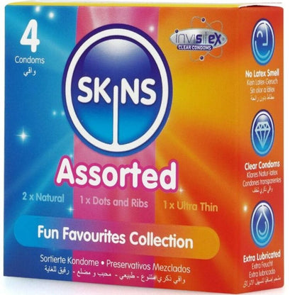 SKINS - BLANDADE PREMIUMPANSER 4-PACK
