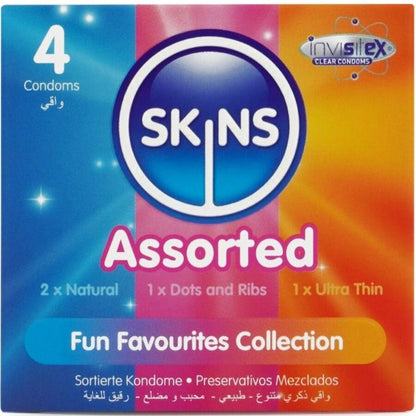 SKINS - BLANDADE PREMIUMPANSER 4-PACK