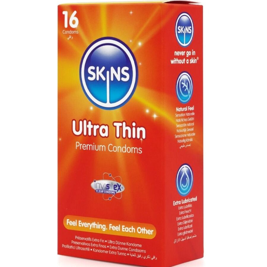 SKINS – ULTRA TUNNA PREMIUMKONDOMER FÖRPACKNING 16