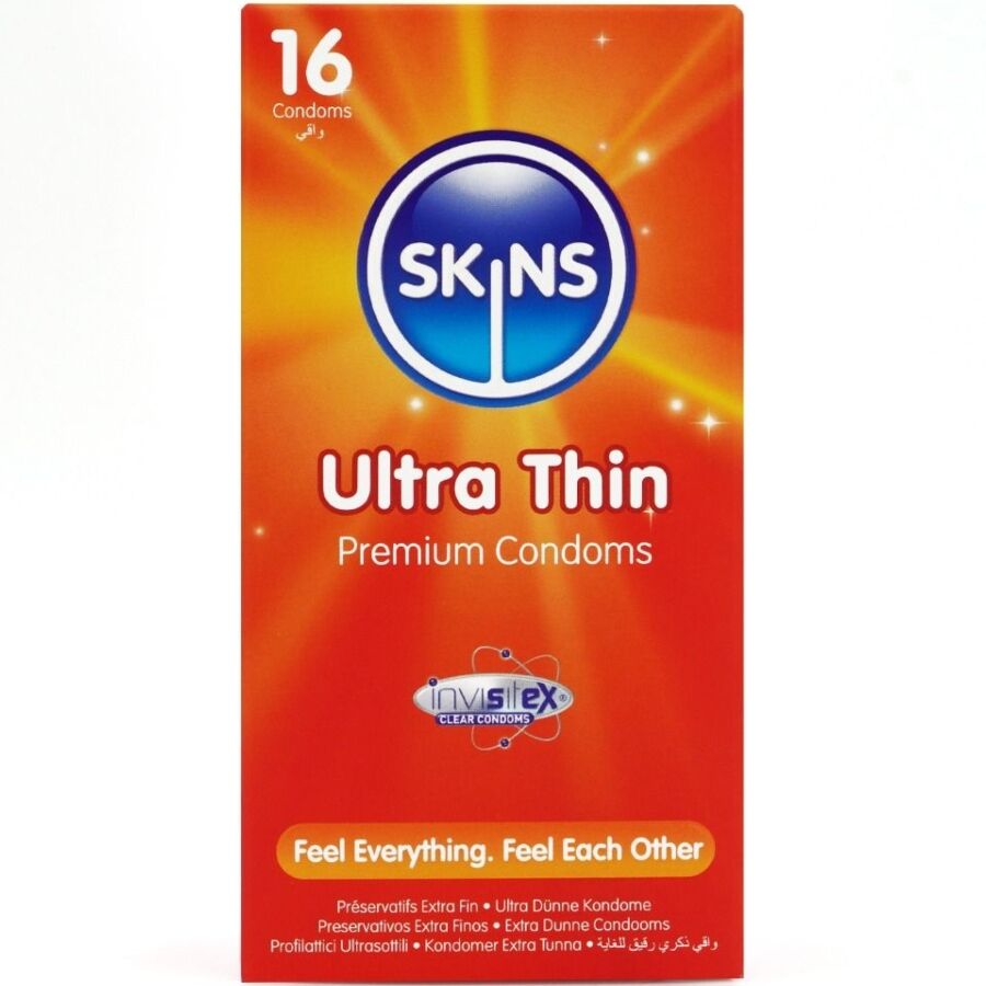 SKINS – ULTRA TUNNA PREMIUMKONDOMER FÖRPACKNING 16
