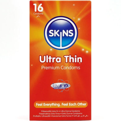 SKINS – ULTRA TUNNA PREMIUMKONDOMER FÖRPACKNING 16
