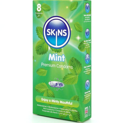 SKINS - MINT KONDOMER PREMIUM FÖRPACKNING 8