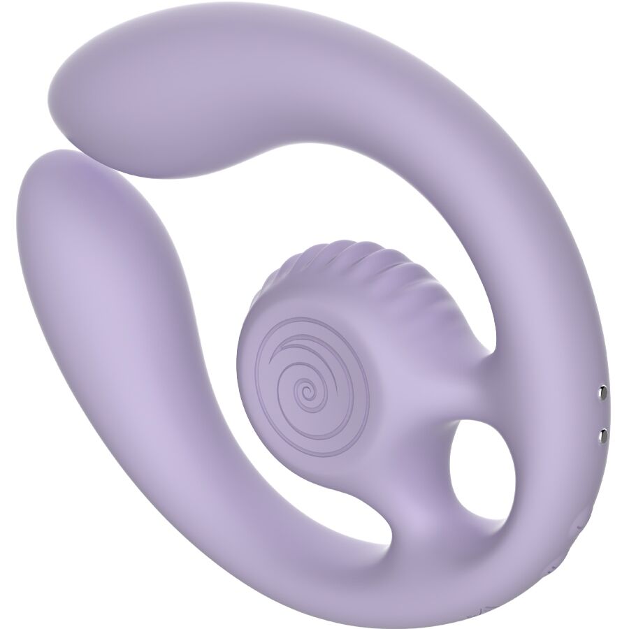 SNAIL VIBE - GIZI DUO PARSTIMULATOR FJÄRRKONTROLL LILA