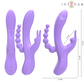 INTENSE - MIKO TRIPLE VIBRATOR RABBIT & STIMULATOR & ANAL 7 VIBRATIONS LILA