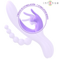 INTENSE - MIKO TRIPLE VIBRATOR RABBIT & STIMULATOR & ANAL 7 VIBRATIONS LILA