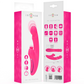 INTENSIV - EMI-VIBRATOR 13,5 CM MULTIFUNKTION 3-I-1 10 VIBRATIONER ROSA