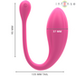 INTENSIV - JANICE U VIBRATOR DUBBEL STIMULERING 10 VIBRATIONER ROSA FJÄRRKONTROLL
