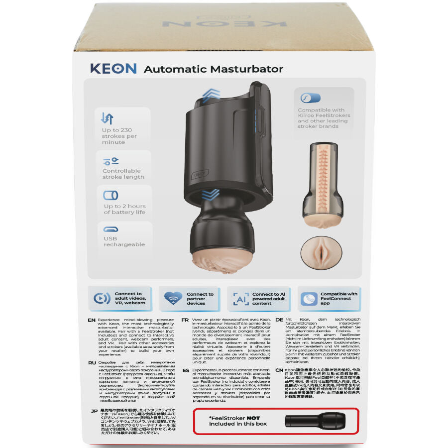 KIIROO - KEON AUTOMATISK WI-FI-MASTURBATOR