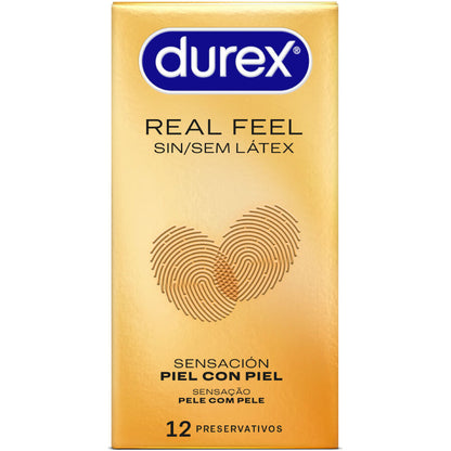 DUREX - REAL FEEL CONDOMS WITHOUT LATEX 12 UNITS - Kink&Play