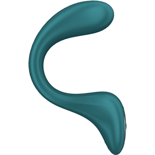 SATISFYER - G FOR GODDESS 2 KANINVIBRATOR FLASKGRÖN