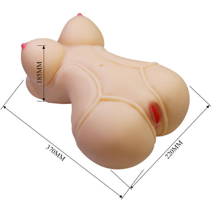 CRAZY BULL - DIANA REALISTISK KVINNLIG TORSO VAGINA OCH ANAL 5 KG