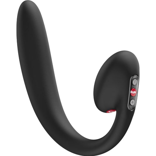 FUN FACTORY - CRESCENDO INSÄTTBAR DUBBEL LUFTPULS-VIBRATOR SVART