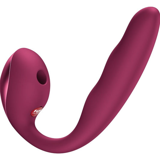FUN FACTORY - ALLEGRO INSLUTANDE DUBBEL LUFTIMPULS-VIBRATOR VINRÖD