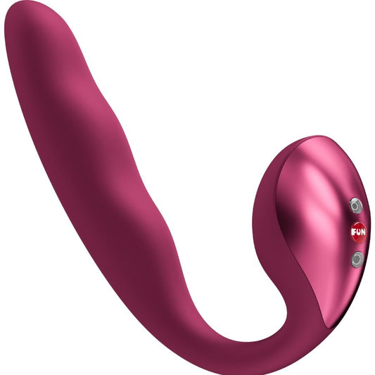 FUN FACTORY - ALLEGRO INSLUTANDE DUBBEL LUFTIMPULS-VIBRATOR VINRÖD