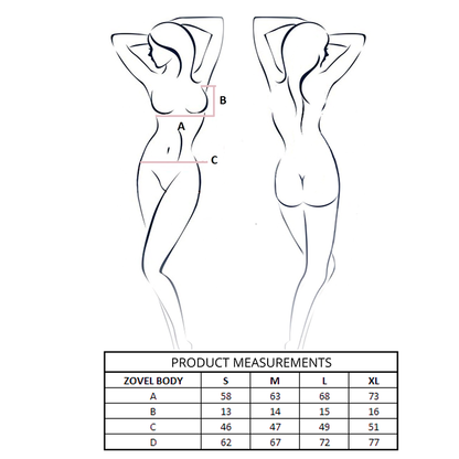 PASSION - ZOVEL BODY LJUS ROSA L/XL