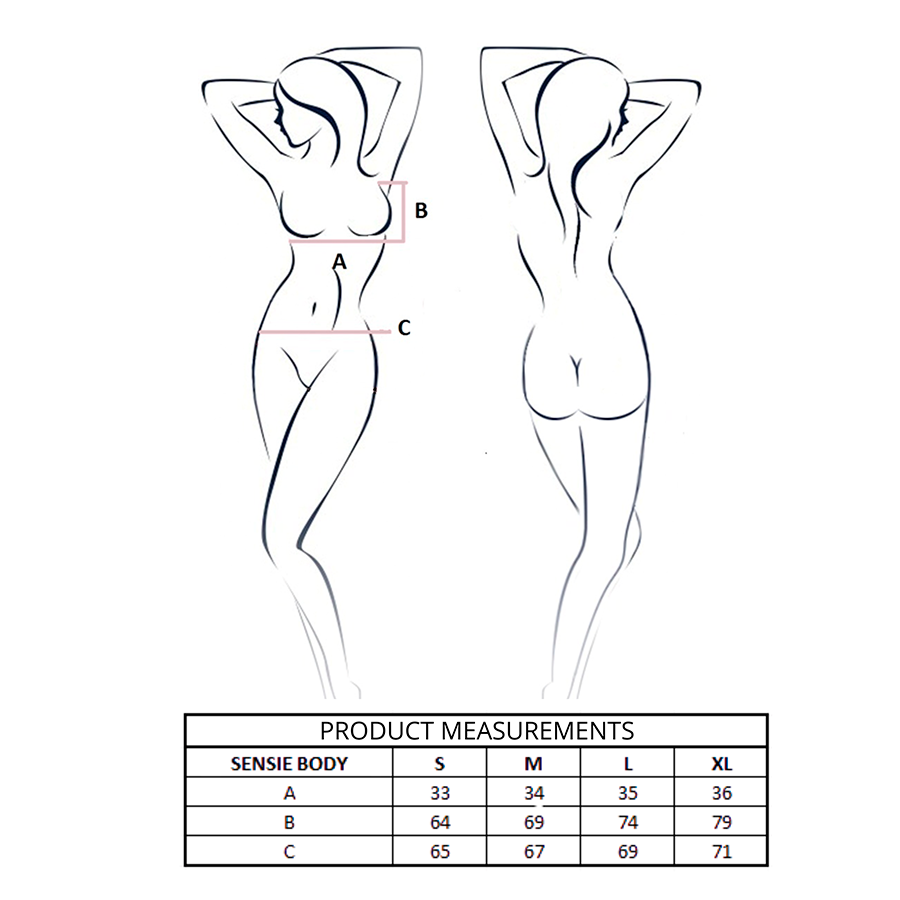 PASSION - SENSIE BODY MARINBLÅ L/XL