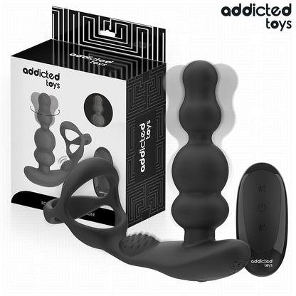 ADDICTED TOYS - ROTERANDE PROSTATAMASSAGER FJÄRRKONTROLL