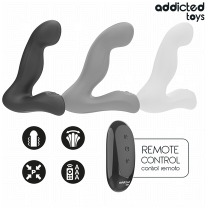 ADDICTED TOYS - OSCILLERANDE PROSTATAMASSÖR MED PULSATIONSLÄGE FJÄRRKONTROLL