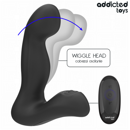 ADDICTED TOYS - OSCILLERANDE PROSTATAMASSÖR MED PULSATIONSLÄGE FJÄRRKONTROLL