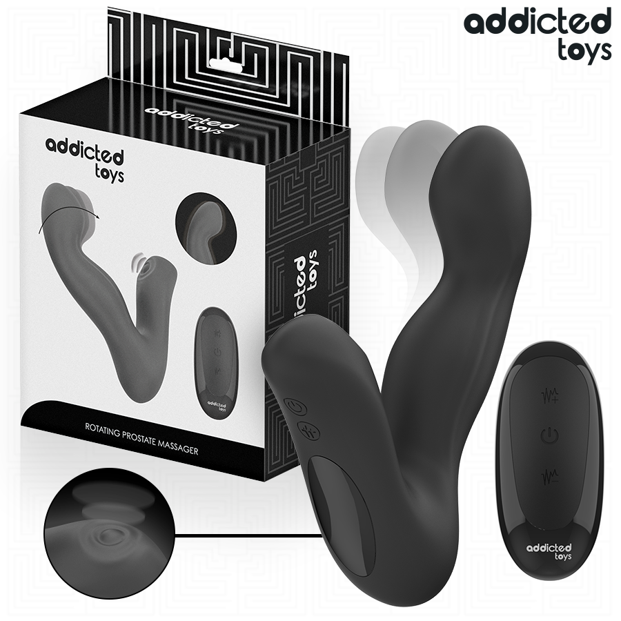 ADDICTED TOYS - OSCILLERANDE PROSTATAMASSÖR MED PULSATIONSLÄGE FJÄRRKONTROLL