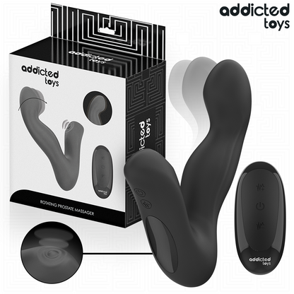ADDICTED TOYS - OSCILLERANDE PROSTATAMASSÖR MED PULSATIONSLÄGE FJÄRRKONTROLL