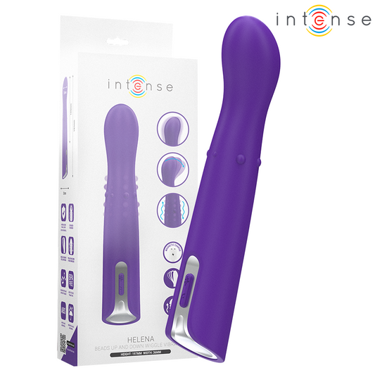 INTENSE - HELENA PÄRLVIBRATOR MED VICKFUNKTION UPP & NER 13,5 CM