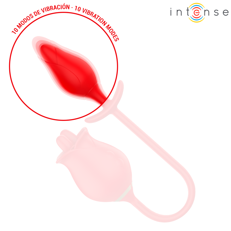 INTENSE - MELANIE DUBBEL KLITORISSTIMULATOR MED SICK-SACK-TUNGA