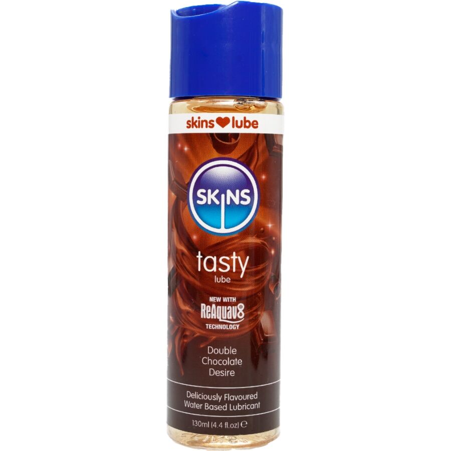 SKINS - VÄLSMÖRJANDE VATTENBASERAT GLIDMEDEL DUBBEL CHOKLAD 130 ML