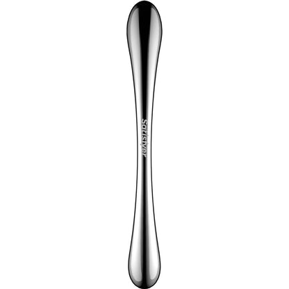 SATISFYER - COSMIC CREST 1 DILDO MED DUBBLA ÄNDAR I ROSTFRITT STÅL