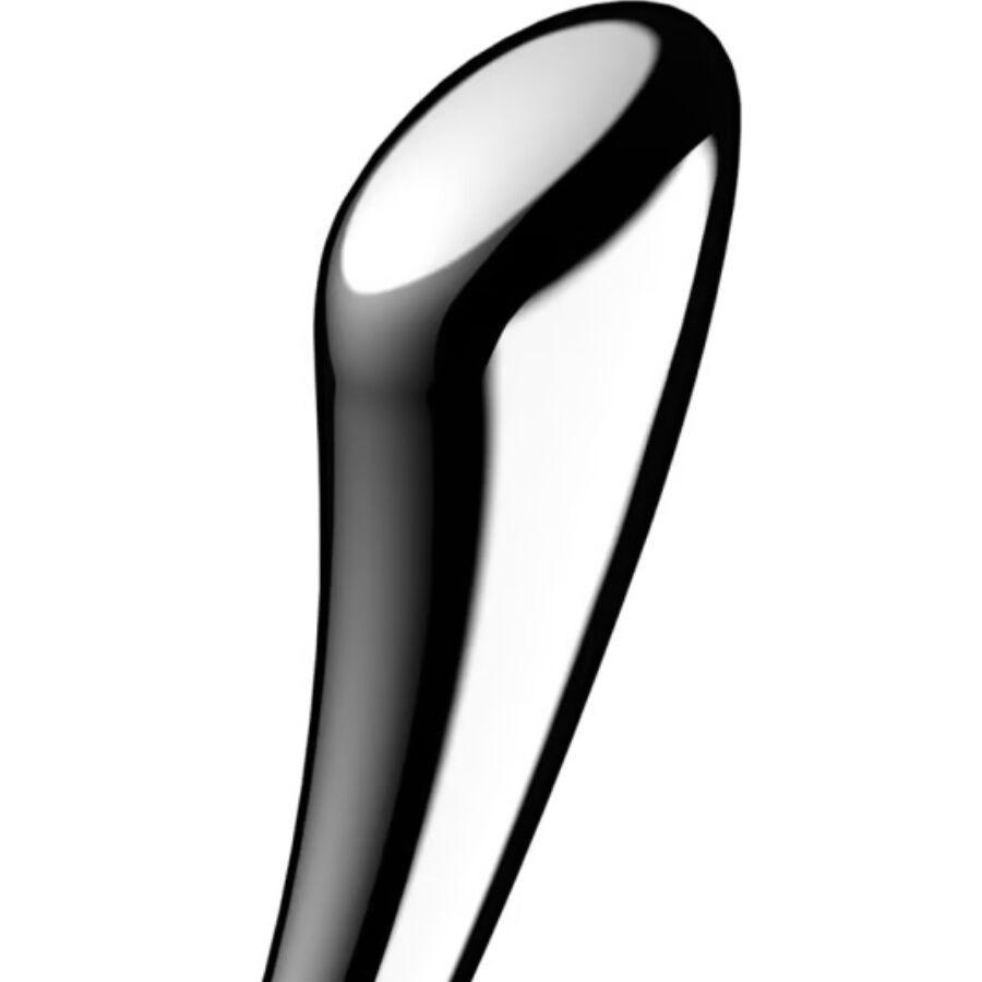 SATISFYER - COSMIC CREST 1 DILDO MED DUBBLA ÄNDAR I ROSTFRITT STÅL