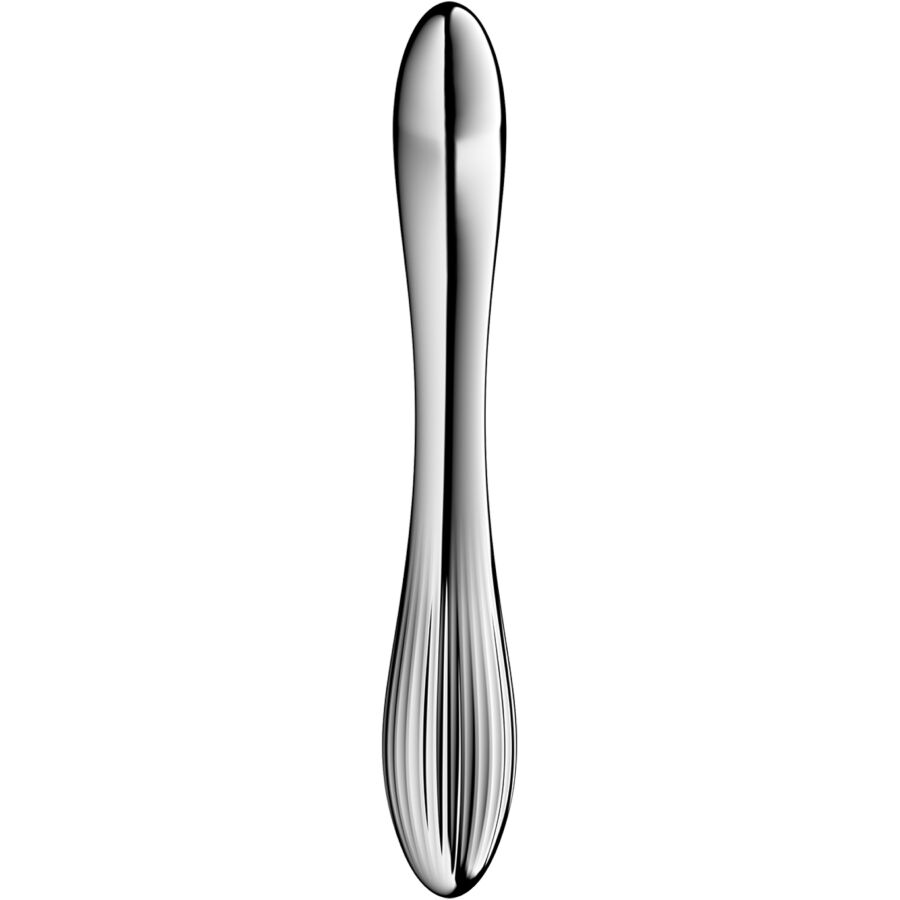 SATISFYER - PURE GRAVITY 1 DUBBELSIDIG DILDO I ROSTFRITT STÅL