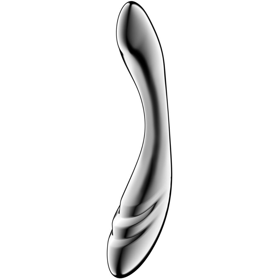 SATISFYER - PURE GRAVITY 3 DUBBELSIDIG DILDO I ROSTFRITT STÅL