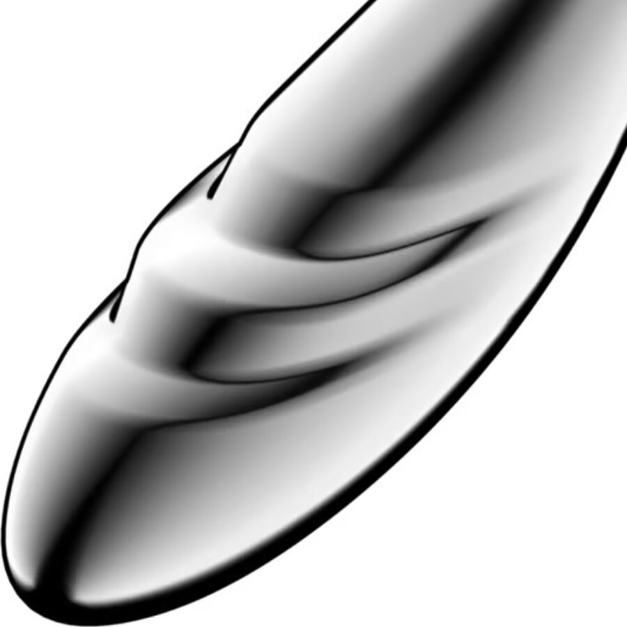 SATISFYER - PURE GRAVITY 3 DUBBELSIDIG DILDO I ROSTFRITT STÅL