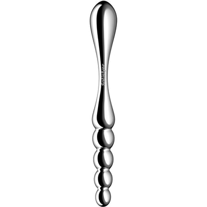 SATISFYER - STAR FORCE 1 DILDO I ROSTFRITT STÅL MED DUBBLA ÄNDAR
