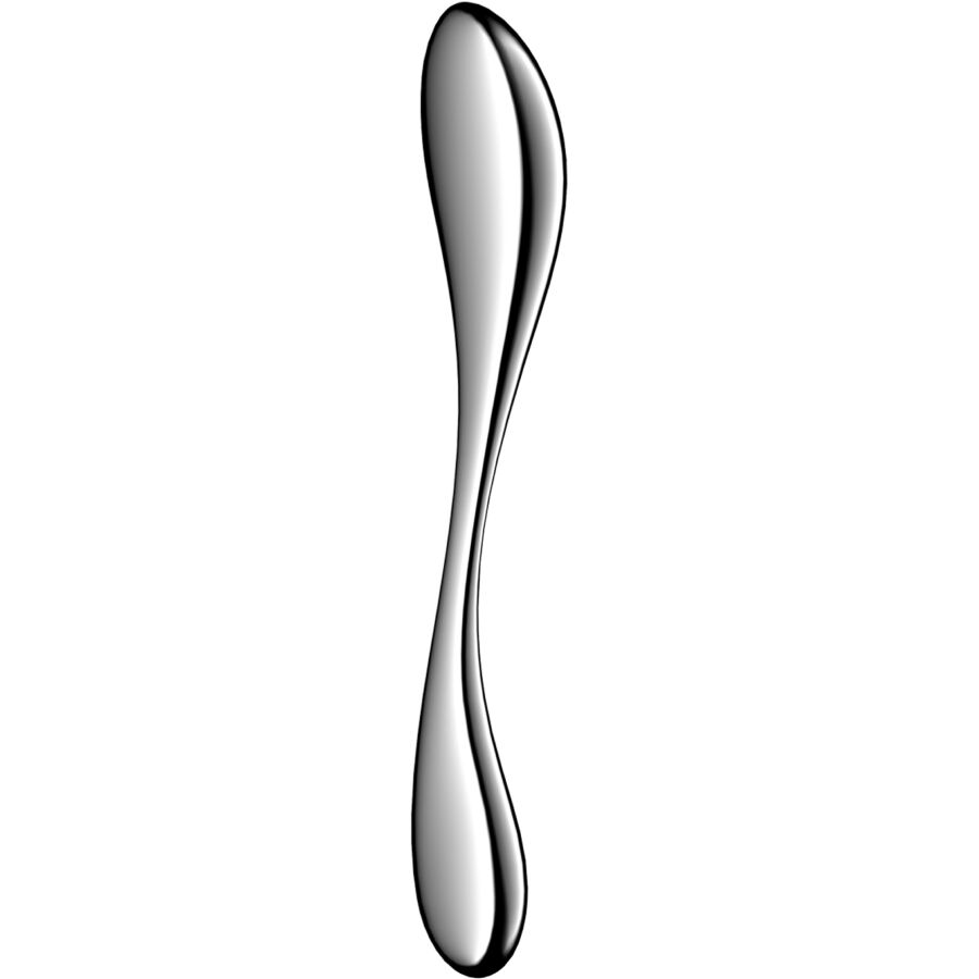 SATISFYER – STAR FORCE 3 DUBBELÄNDAD DILDO I ROSTFRITT STÅL