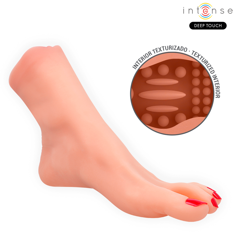 INTENSE DEEP TOUCH - GABBIE TWO-PIECE FOOT-SHAPED MASTUBADOR