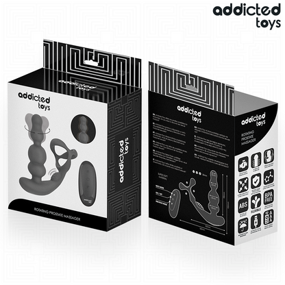 ADDICTED TOYS - ROTERANDE PROSTATAMASSAGER FJÄRRKONTROLL